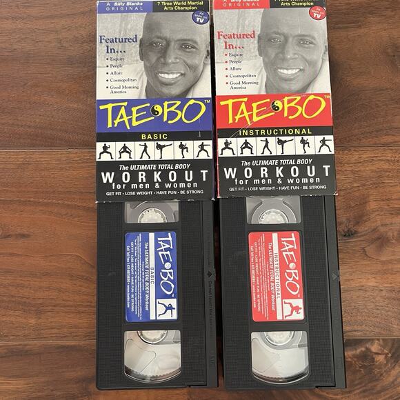 Tae Bo Workout Basic & Instructional Double Pack VHS 1998 - Picture 4 of 4